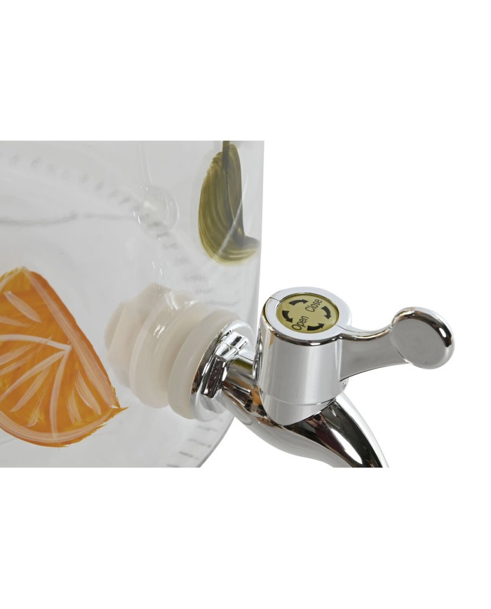 Dispenser di Acqua Home ESPRIT Giallo Metallo Silicone Cristallo ABS 18 x 24 x 30,5 cm Dispenser di Acqua Home ESPRIT Giallo Metallo Silicone Cristallo ABS 18 x 24 x 30,5 cm