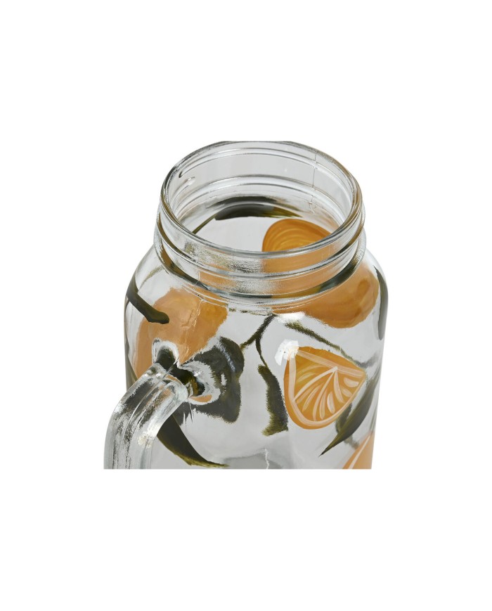 Brocca Home ESPRIT Giallo Acciaio inossidabile Cristallo Brocca Home ESPRIT Giallo Acciaio inossidabile Cristallo