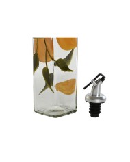 Oliera Home ESPRIT Giallo Acciaio inossidabile Cristallo 6 x 6 x 30,5 cm