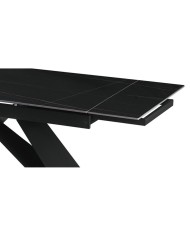 Tavolo da Pranzo Home ESPRIT Nero Metallo Ceramica 160 x 90 x 75 cm Tavolo da Pranzo Home ESPRIT Nero Metallo Ceramica 160 x 90 x 75 cm