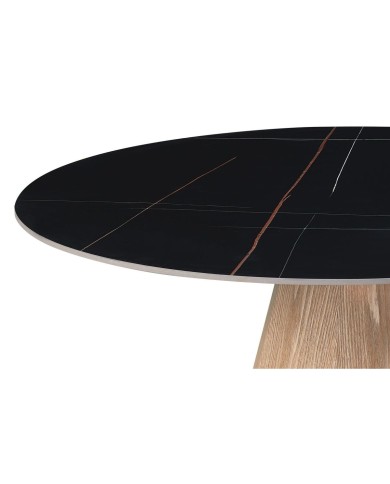 Tavolo da Pranzo Home ESPRIT Ceramica Legno MDF 120 x 120 x 75 cm