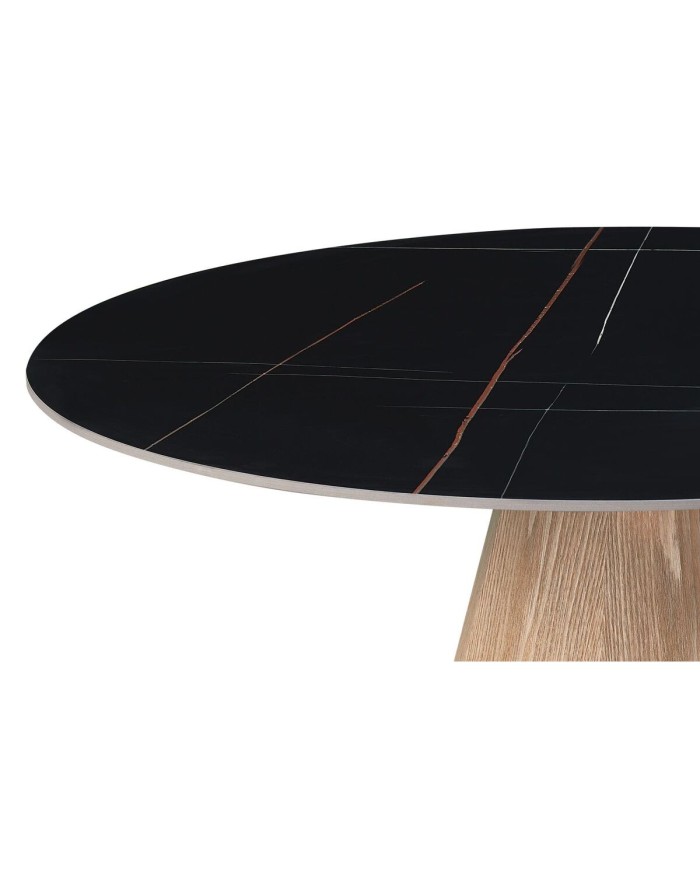 Tavolo da Pranzo Home ESPRIT Ceramica Legno MDF 120 x 120 x 75 cm