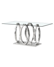 Tavolo da Pranzo Home ESPRIT Bianco Legno di mango 218 x 100 x 76 cm