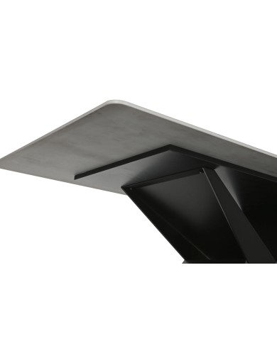 Tavolo da Pranzo Home ESPRIT Nero Metallo Ceramica 180 x 90 x 75 cm