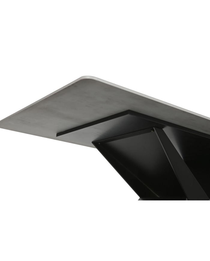 Tavolo da Pranzo Home ESPRIT Nero Metallo Ceramica 180 x 90 x 75 cm Tavolo da Pranzo Home ESPRIT Nero Metallo Ceramica 180 x 90 x 75 cm