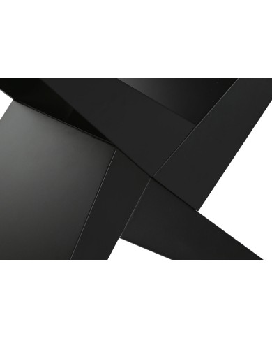 Tavolo da Pranzo Home ESPRIT Nero Metallo Ceramica 180 x 90 x 75 cm