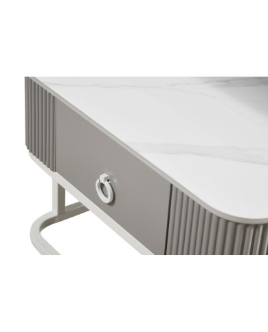 Tavolino da Caffè Home ESPRIT Bianco 70 x 70 x 45 cm