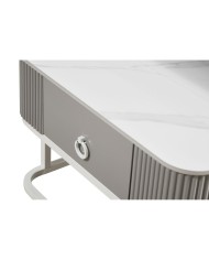 Tavolino da Caffè Home ESPRIT Bianco 70 x 70 x 45 cm Tavolino da Caffè Home ESPRIT Bianco 70 x 70 x 45 cm