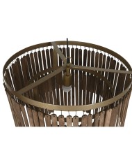 Lampadario Home ESPRIT Marrone Dorato Legno Metallo Legno di mango 50 W 60 x 60 x 48 cm