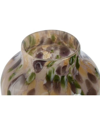 Vaso Home ESPRIT Multicolore Cristallo Moderno 19,5 x 19,5 x 29,7 cm Vaso Home ESPRIT Multicolore Cristallo Moderno 19,5 x 19,5 x 29,7 cm