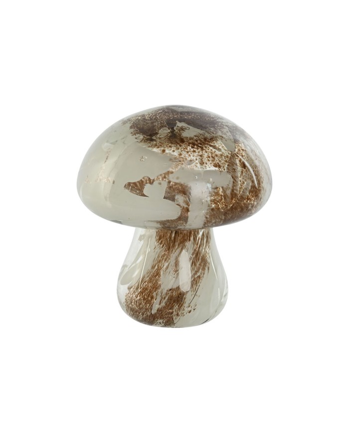 Statua Decorativa Home ESPRIT Bianco Marrone Fungo 16,5 x 16,5 x 18 cm Statua Decorativa Home ESPRIT Bianco Marrone Fungo 16,5 x 16,5 x 18 cm