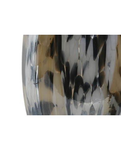 Vaso Home ESPRIT Nero Crema Cristallo Moderno 14,5 x 9,5 x 27,1 cm Vaso Home ESPRIT Nero Crema Cristallo Moderno 14,5 x 9,5 x 27,1 cm