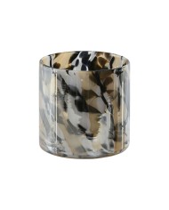 Lampioni Home ESPRIT Dorato Metallo Cristallo Arabo 26 x 26 x 53 cm (2 Pezzi)