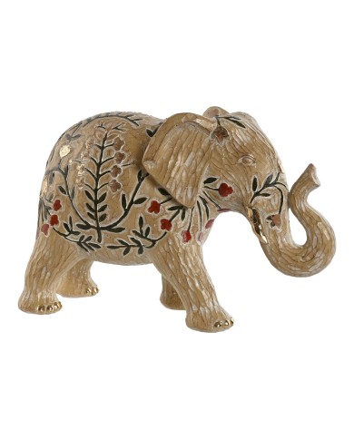 Statua Decorativa Home ESPRIT Multicolore Elefante 32,5 x 12,5 x 21 cm