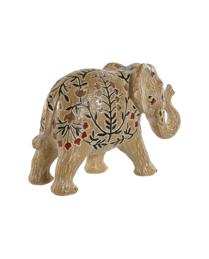 Statua Decorativa Home ESPRIT Multicolore Elefante 32,5 x 12,5 x 21 cm