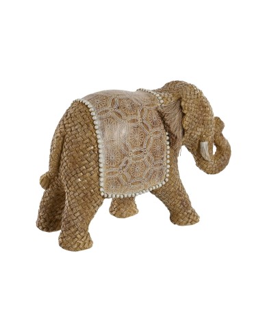 Statua Decorativa Home ESPRIT Naturale Elefante 32 x 12 x 21 cm