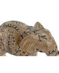 Statua Decorativa Home ESPRIT Multicolore Elefante 32,5 x 12,5 x 21 cm