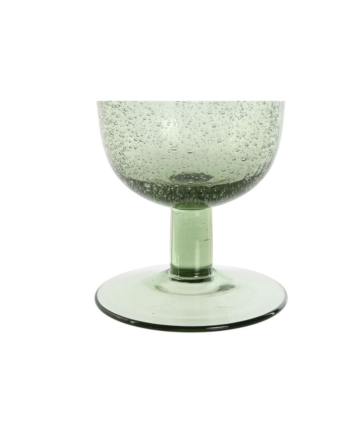 Set di Bicchieri Home ESPRIT Verde Cristallo 300 ml 8 x 8 x 14 cm (6 Unità)