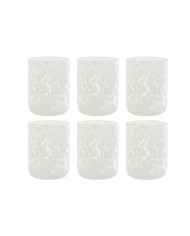 Set di Bicchieri Home ESPRIT Trasparente Cristallo Con rilievo (6 Unità)