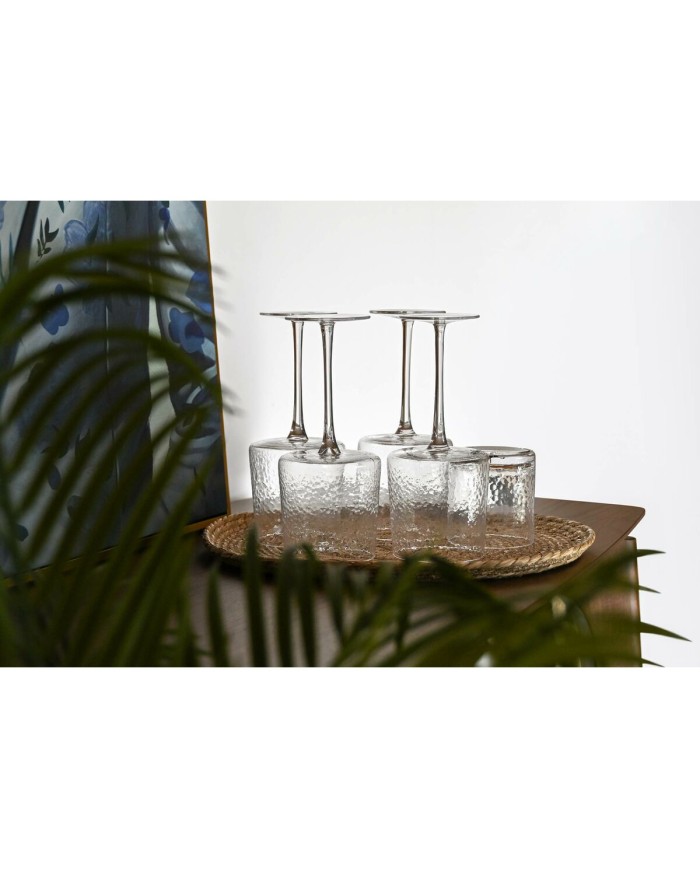 Set di Bicchieri Home ESPRIT Trasparente Cristallo 9,6 x 9,6 x 22,5 cm (6 Unità) Set di Bicchieri Home ESPRIT Trasparente Cristallo 9,6 x 9,6 x 22,5 cm (6 Unità)