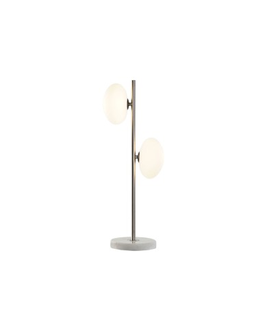 Lampada da tavolo Home ESPRIT Cristallo Marmo 220 V 20 x 17 x 58 cm