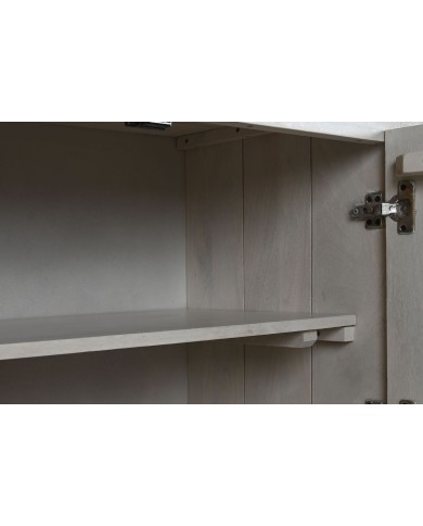 Credenza Home ESPRIT Bianco Legno di mango 182 x 45 x 76 cm