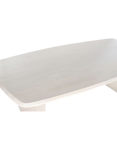 Tavolo da Pranzo Home ESPRIT Bianco Legno di mango 218 x 100 x 76 cm
