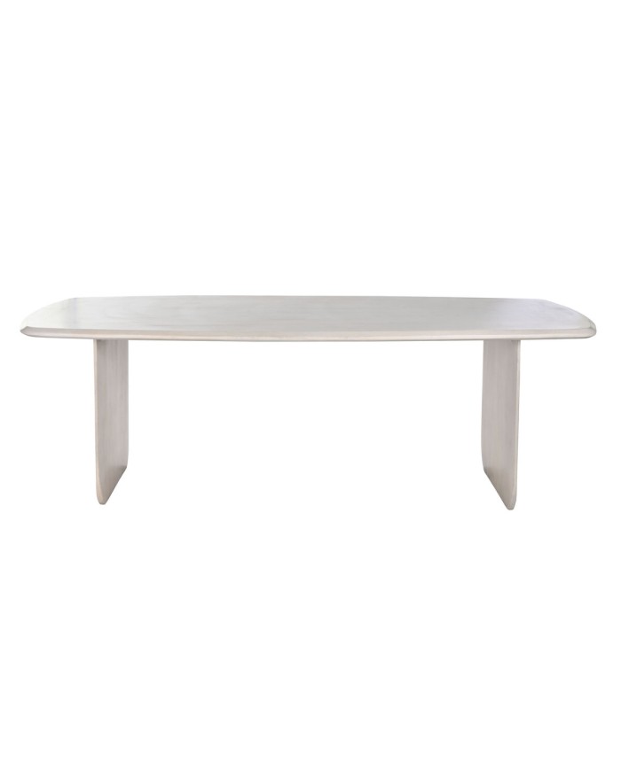 Tavolo da Pranzo Home ESPRIT Bianco Legno di mango 218 x 100 x 76 cm