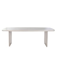 Tavolo da Pranzo Home ESPRIT Bianco Legno di mango 218 x 100 x 76 cm