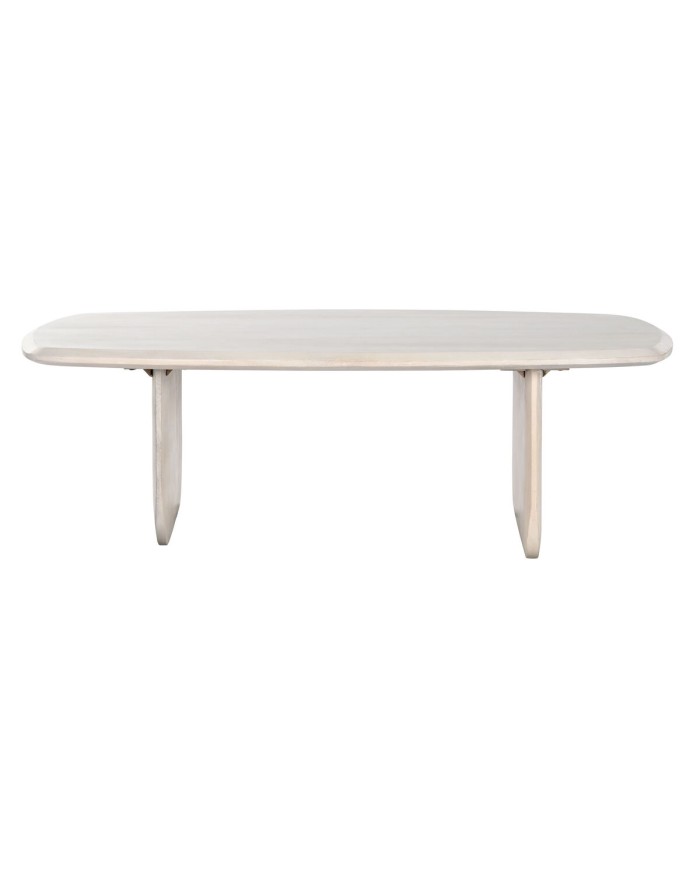 Tavolino da Caffè Home ESPRIT Bianco 137 x 76 x 45 cm Tavolino da Caffè Home ESPRIT Bianco 137 x 76 x 45 cm