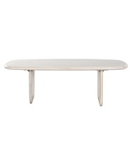 Tavolino da Caffè Home ESPRIT Bianco 137 x 76 x 45 cm Tavolino da Caffè Home ESPRIT Bianco 137 x 76 x 45 cm