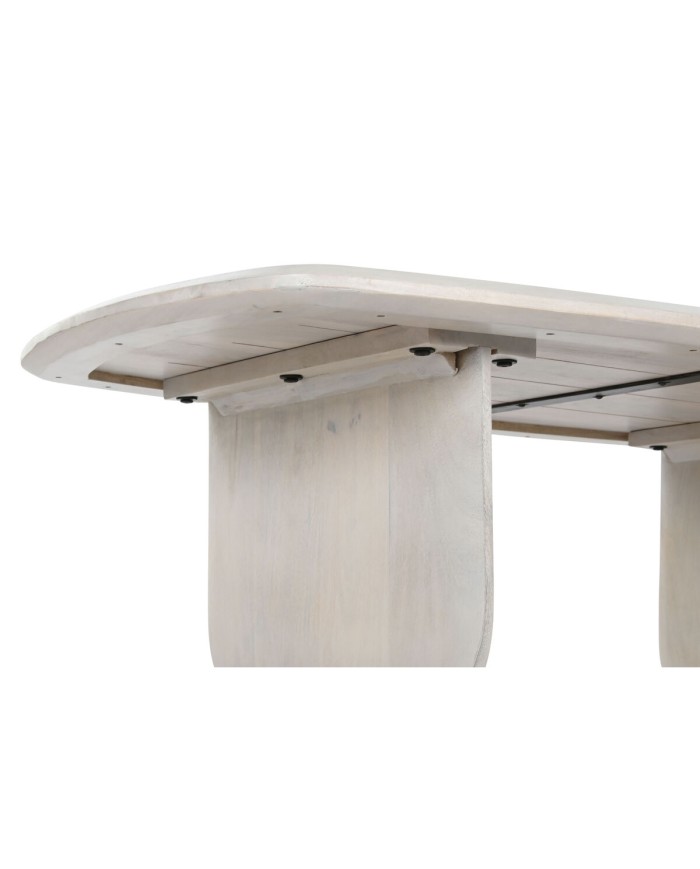 Tavolino da Caffè Home ESPRIT Bianco 137 x 76 x 45 cm Tavolino da Caffè Home ESPRIT Bianco 137 x 76 x 45 cm