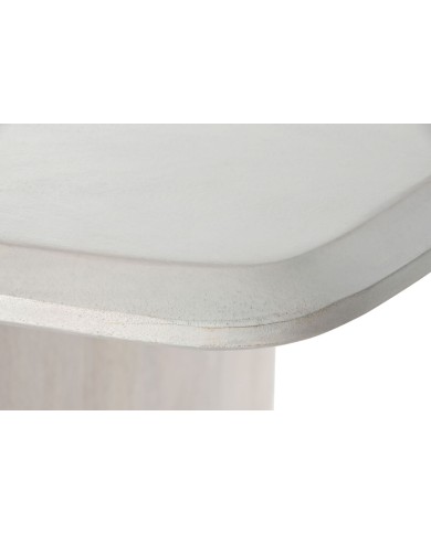 Tavolo da Pranzo Home ESPRIT Bianco Legno di mango 218 x 100 x 76 cm