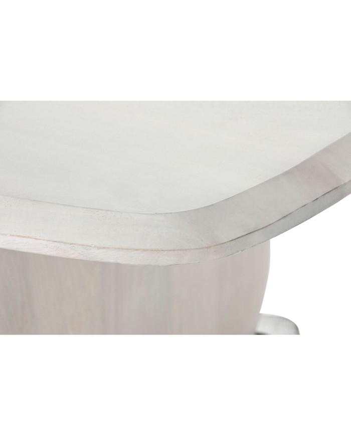 Tavolino da Caffè Home ESPRIT Bianco 137 x 76 x 45 cm Tavolino da Caffè Home ESPRIT Bianco 137 x 76 x 45 cm