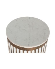 Tavolo aggiuntivo Home ESPRIT Bianco Naturale 41 x 41 x 52 cm Tavolo aggiuntivo Home ESPRIT Bianco Naturale 41 x 41 x 52 cm