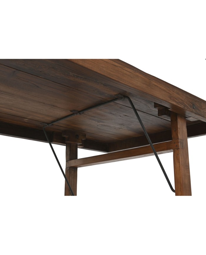 Tavolo Pieghevole Home ESPRIT Naturale Legno Riciclato 240 x 90 x 77 cm