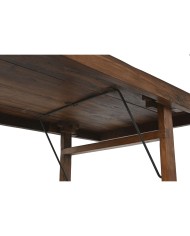 Tavolo Pieghevole Home ESPRIT Naturale Legno Riciclato 240 x 90 x 77 cm