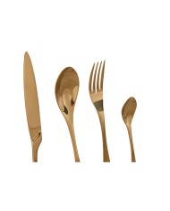 Posate Home ESPRIT Dorato Acciaio inossidabile 2 x 1,5 x 25,5 cm 16 Pezzi