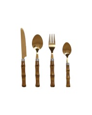 Posate Home ESPRIT Dorato Acciaio inossidabile 1,8 x 0,8 x 23,5 cm 16 Pezzi