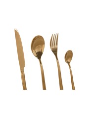 Posate Home ESPRIT Dorato Acciaio inossidabile 1,8 x 0,8 x 23,5 cm 16 Pezzi