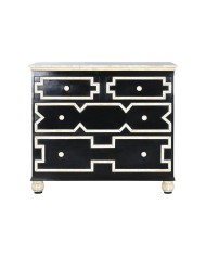 Cassettiera Home ESPRIT Nero 111 x 51 x 99 cm Cassettiera Home ESPRIT Nero 111 x 51 x 99 cm