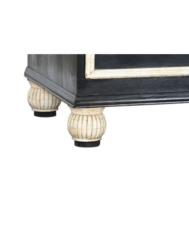 Cassettiera Home ESPRIT Nero 111 x 51 x 99 cm