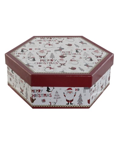 Palle di Natale Home ESPRIT Bianco Rosso PVC (7 Unità)
