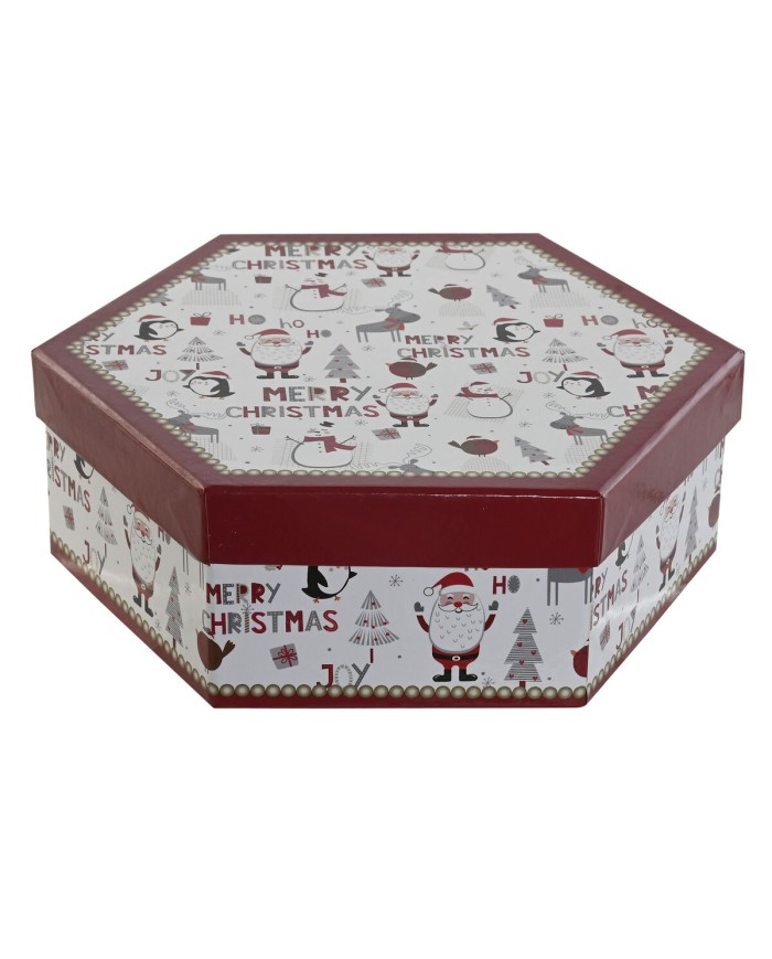 Palle di Natale Home ESPRIT Bianco Rosso PVC (7 Unità) Palle di Natale Home ESPRIT Bianco Rosso PVC (7 Unità)