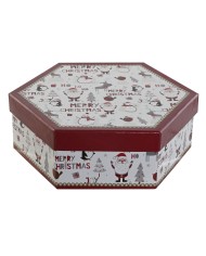 Palle di Natale Home ESPRIT Bianco Rosso PVC (7 Unità) Palle di Natale Home ESPRIT Bianco Rosso PVC (7 Unità)