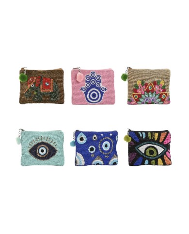 Portamonete Home ESPRIT Multicolore (6 Unità)
