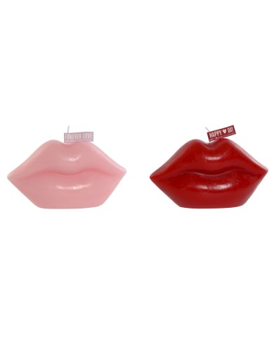 Candela Profumata Home ESPRIT Labbra (2 Unità)