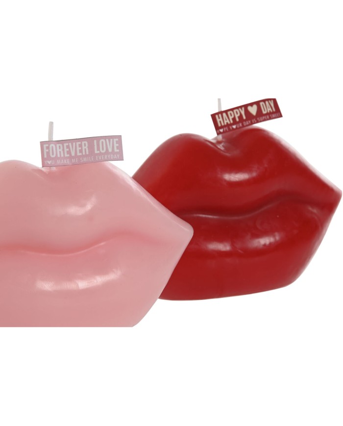 Candela Profumata Home ESPRIT Labbra (2 Unità)