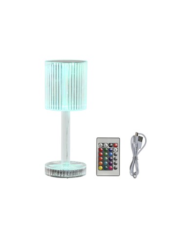 Lampada da tavolo Home ESPRIT 8,5 x 8,5 x 23,5 cm