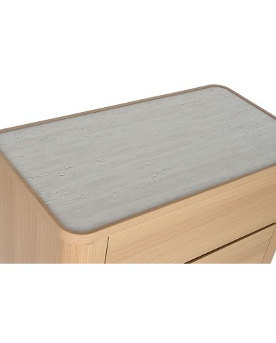 Cassettiera Home ESPRIT Naturale Moderno 76 X 40 X 100 cm